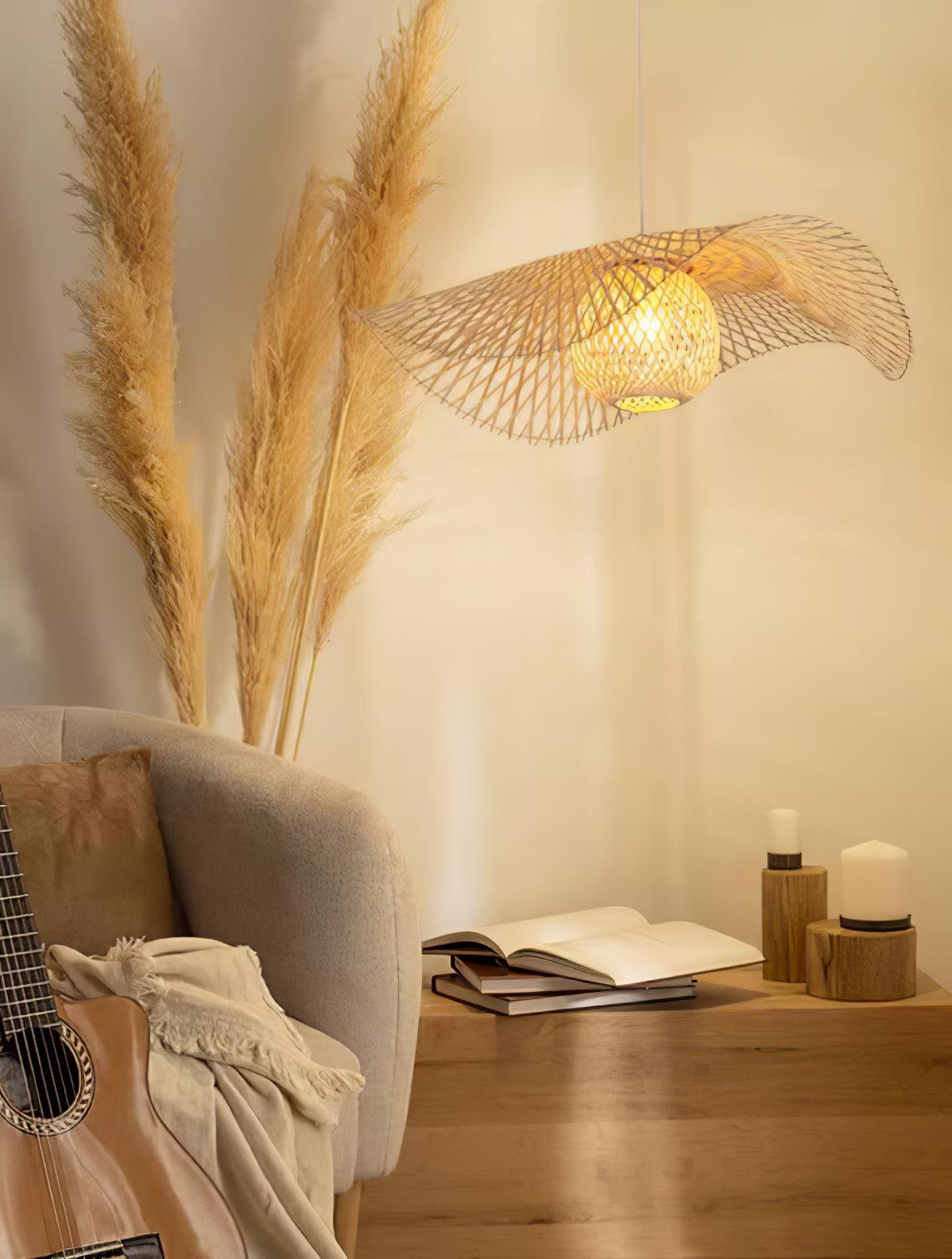 Bamboo Frame Pendant Lamp Pendant light