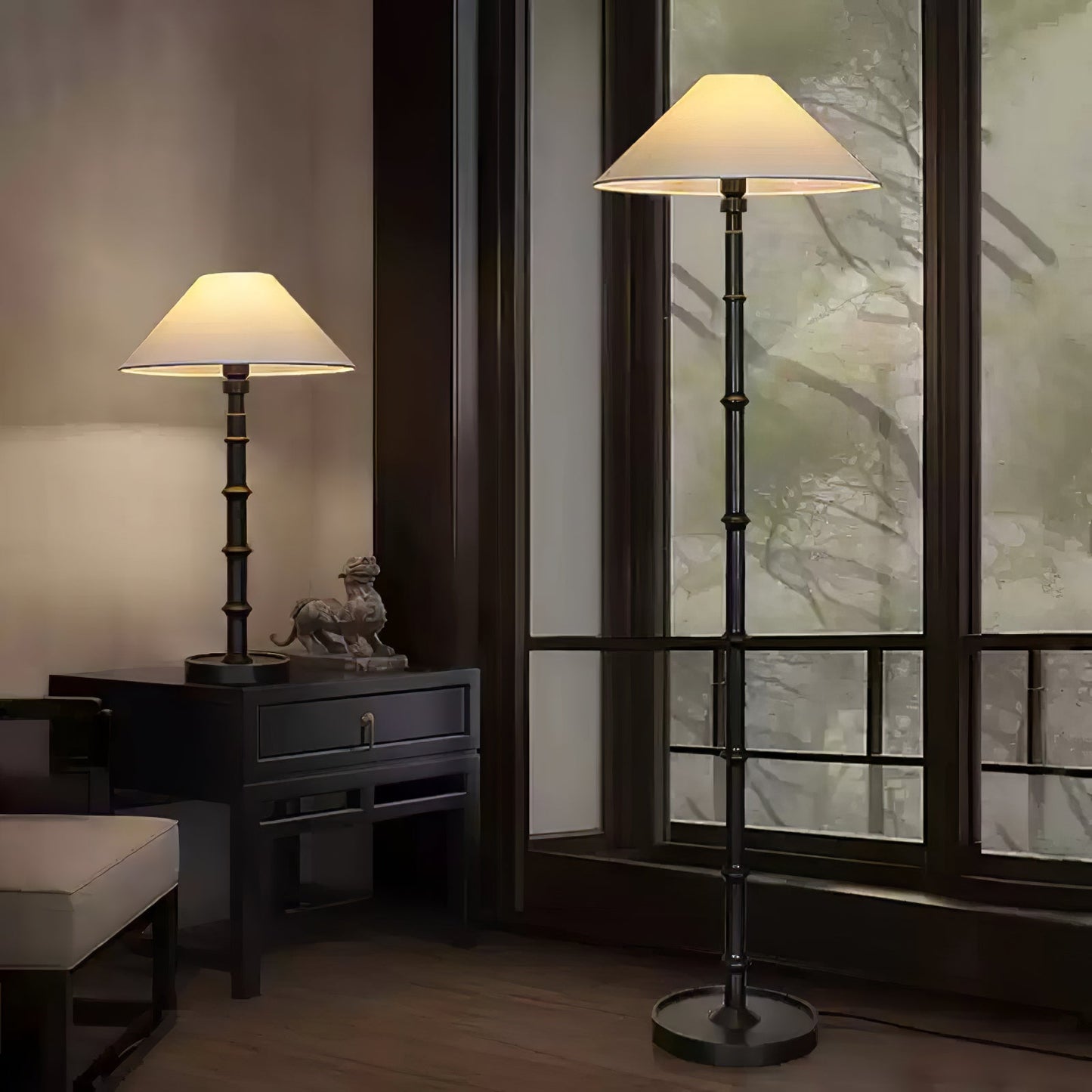 Bamboo Knot Floor Lamp Floor lamp
