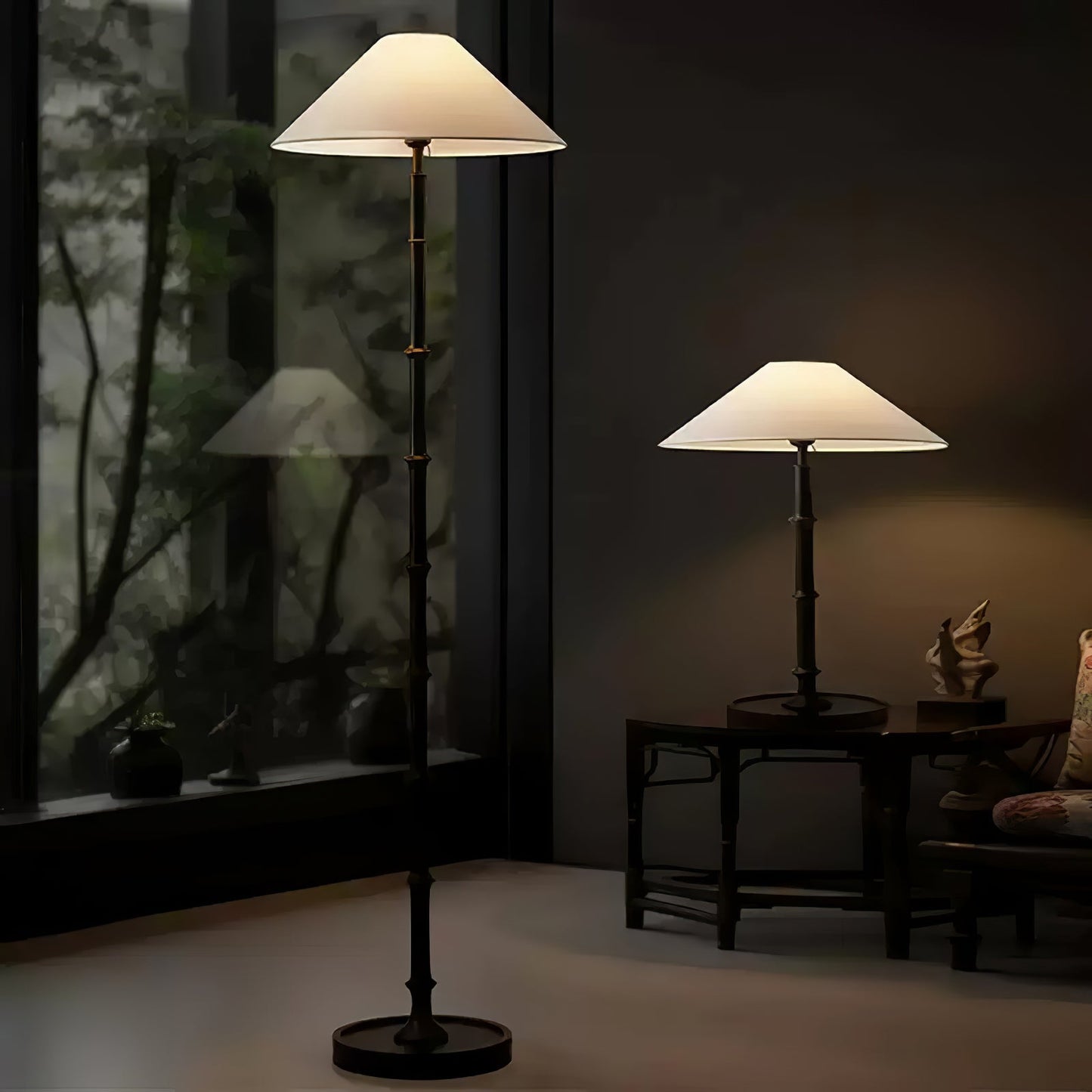 Bamboo Knot Floor Lamp Floor lamp