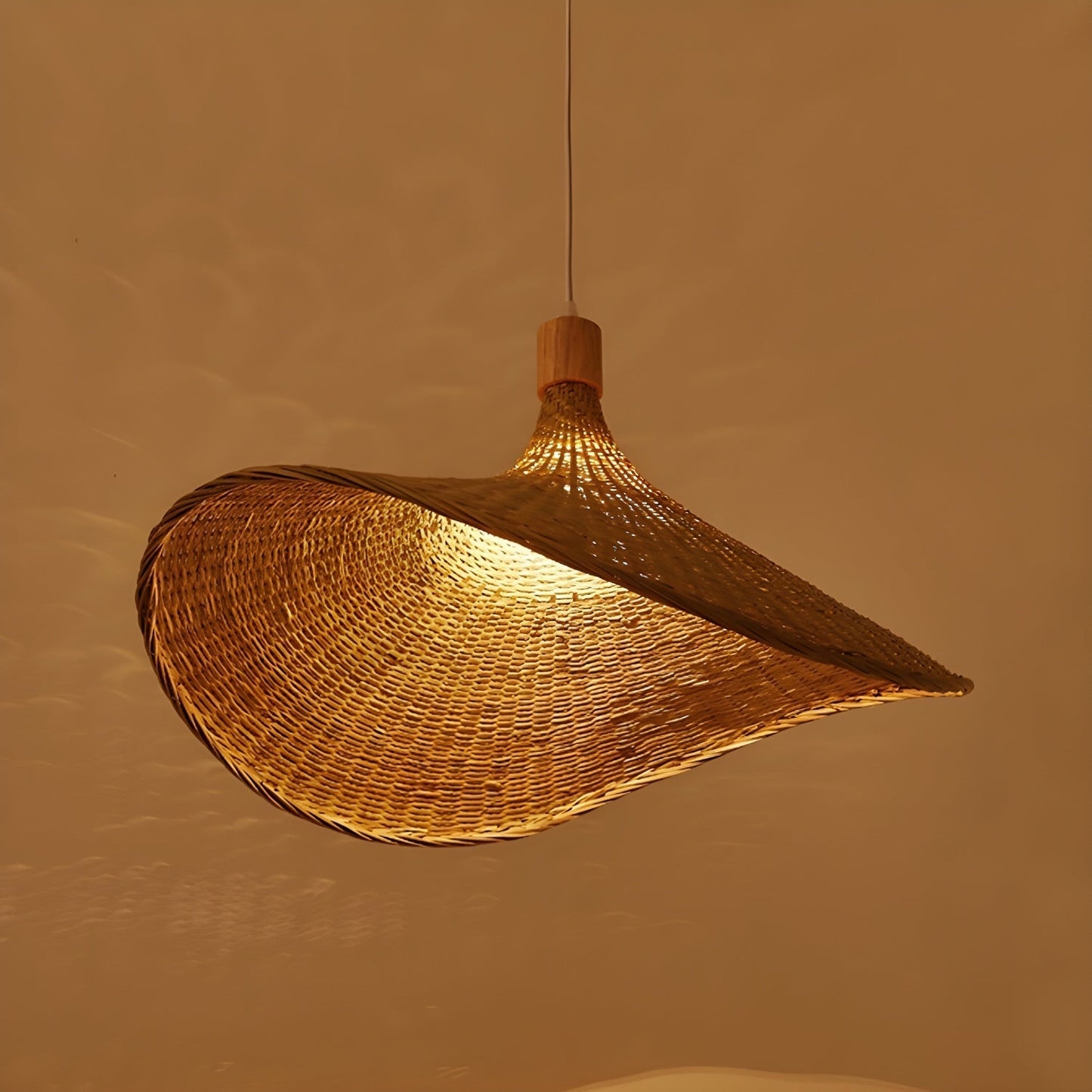 Rattan Weave Hat Pendant Light pendant Lamp