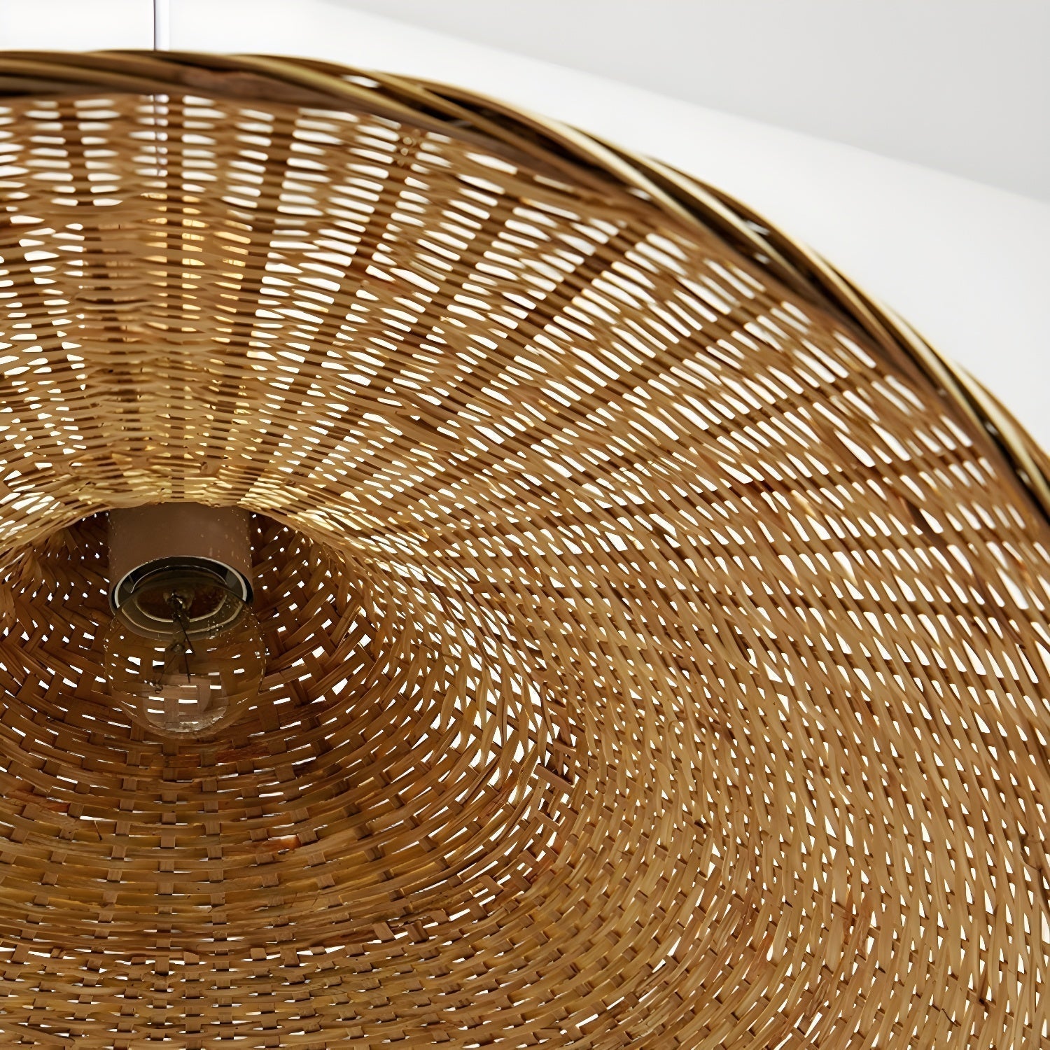 Rattan Weave Hat Pendant Light pendant Lamp