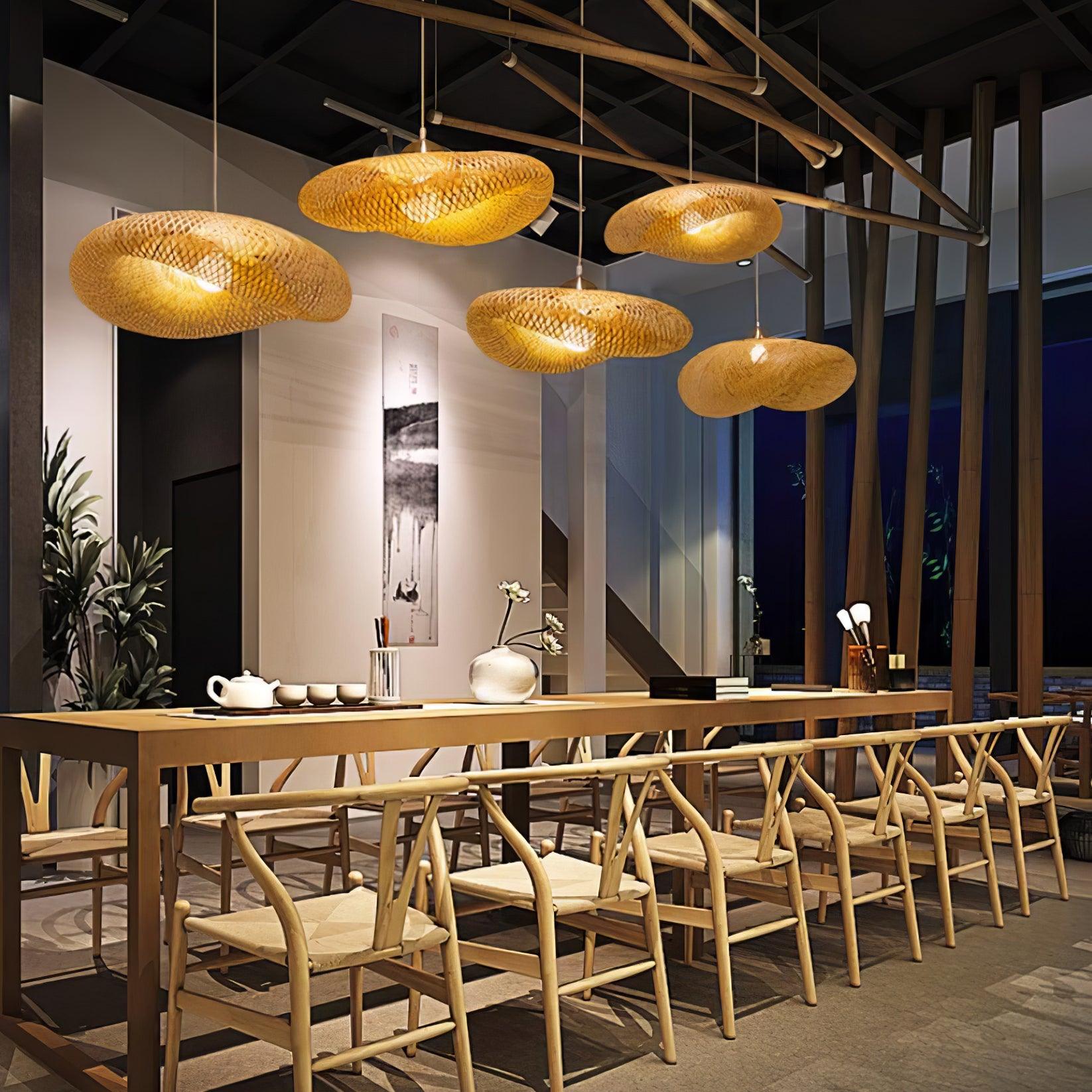 Bamboo Weaving Pendant Lamp Pendant light