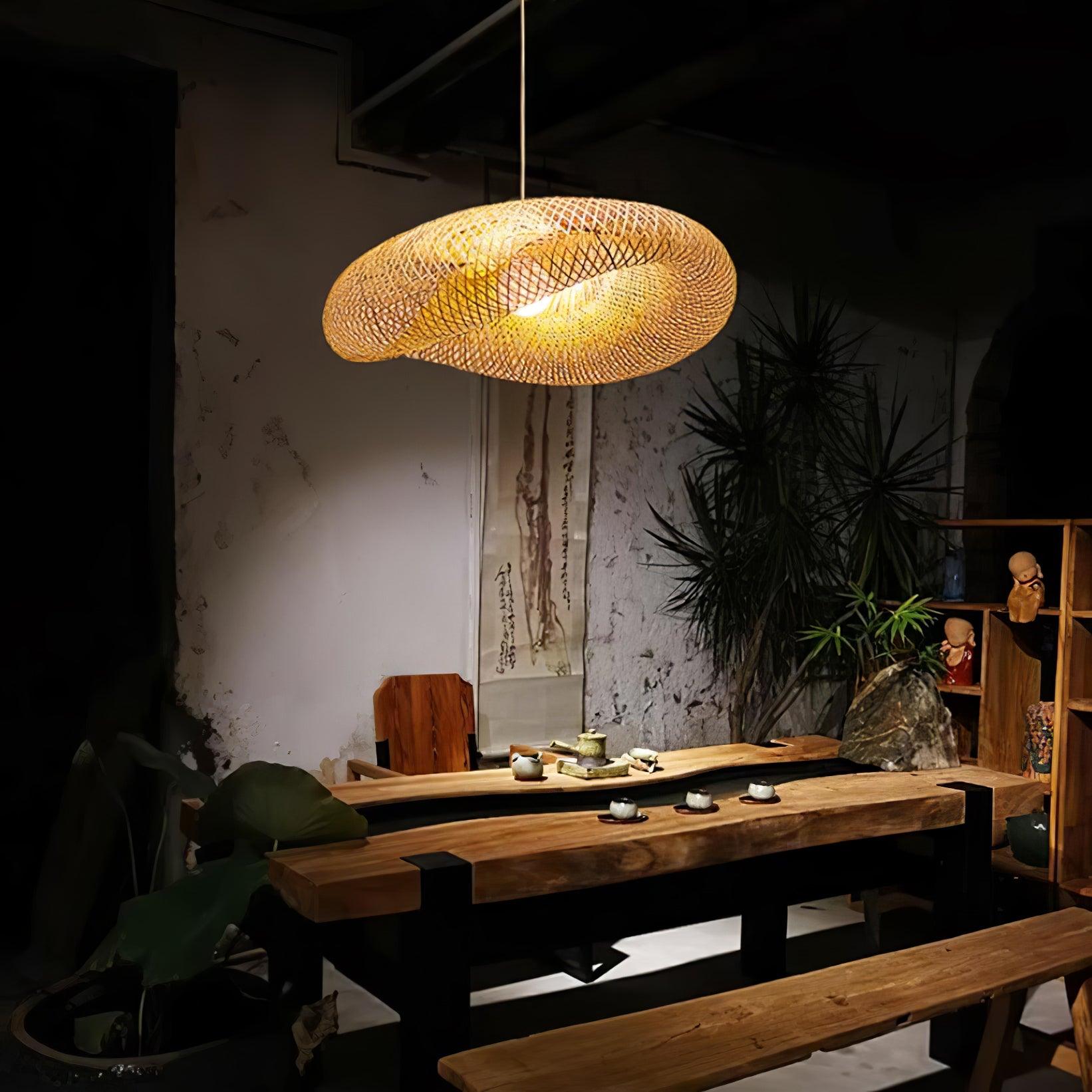 Bamboo Weaving Pendant Lamp Pendant light