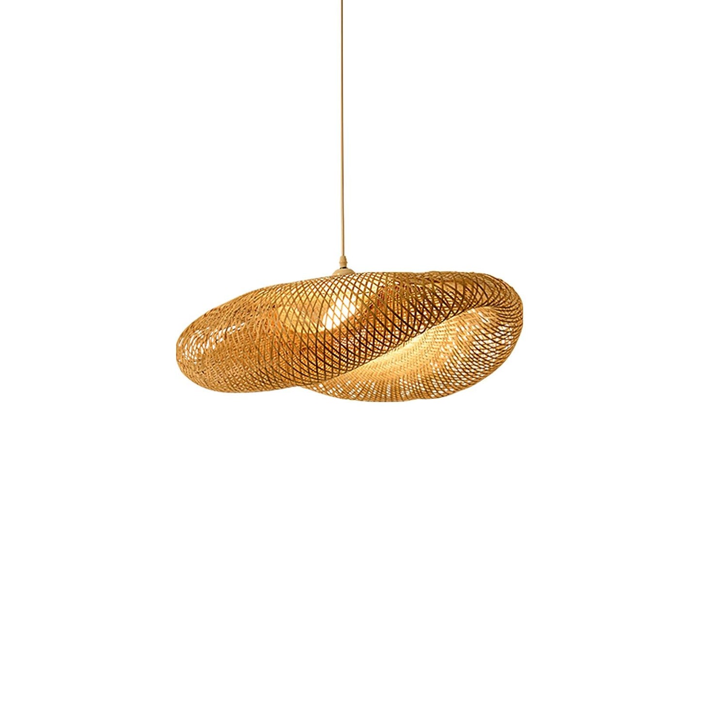 Bamboo Weaving Pendant Lamp ? 23.6″ x H 59″ / Dia 60cm x H 150cm / Bamboo nature colour Pendant light