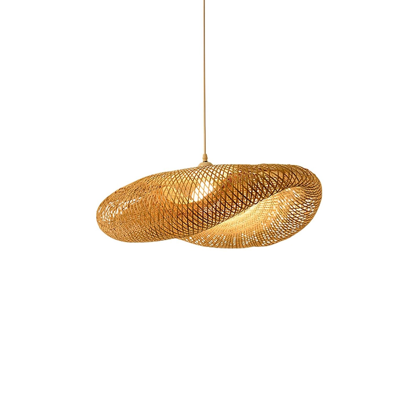 Bamboo Weaving Pendant Lamp ? 27.6″ x H 59″ / Dia 70cm x H 150cm / Bamboo nature colour Pendant light