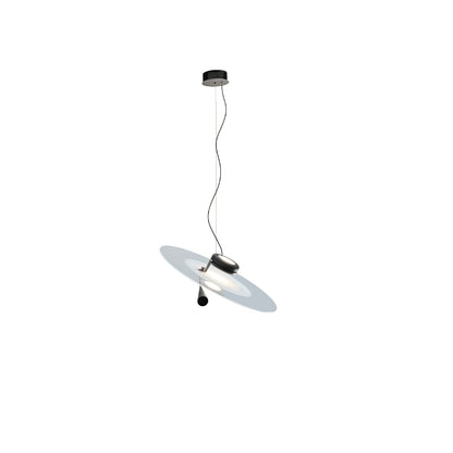 Bascula Pendant Lamp Dia 19.7″ x H 7.1″ / Dia 50cm x H 18cm / Black / Warm Light Pendant light