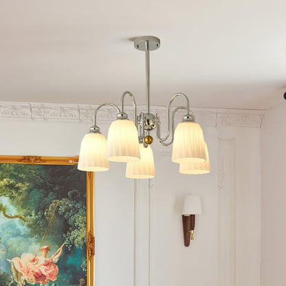 Bauhaus Pleated Chandelier Chandelier