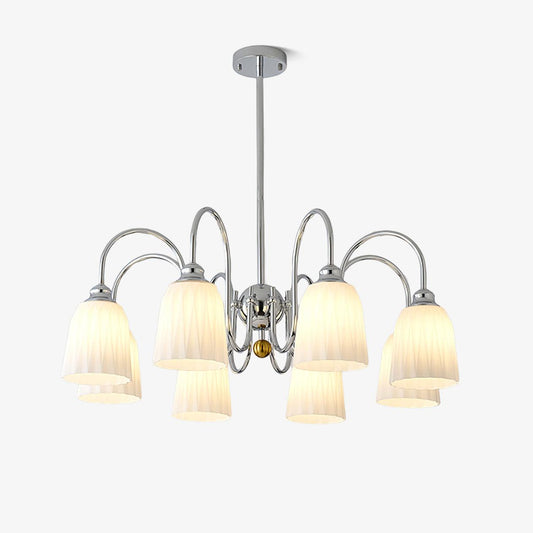 Bauhaus Pleated Chandelier Chandelier