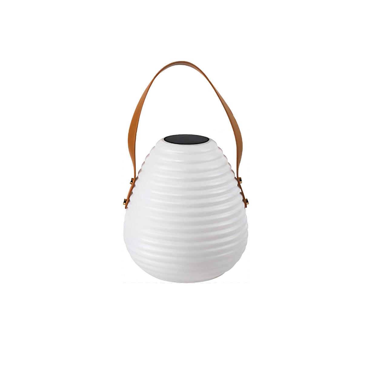 Beehive Lantern Outdoor Lamp ? 9.4″ x H 14.2″ / Dia 24cm x H 36cm / Model B: Solar-Powered Version / Warm Light Outdoor