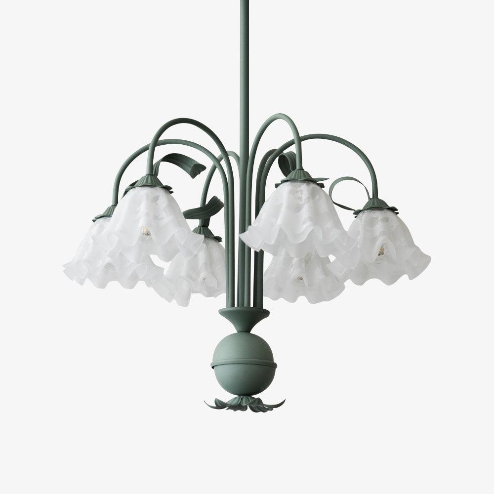 Bell Orchid Chandelier Chandelier