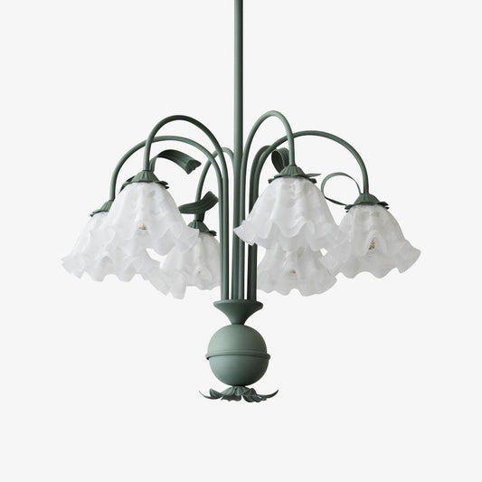 Bell Orchid Chandelier Chandelier