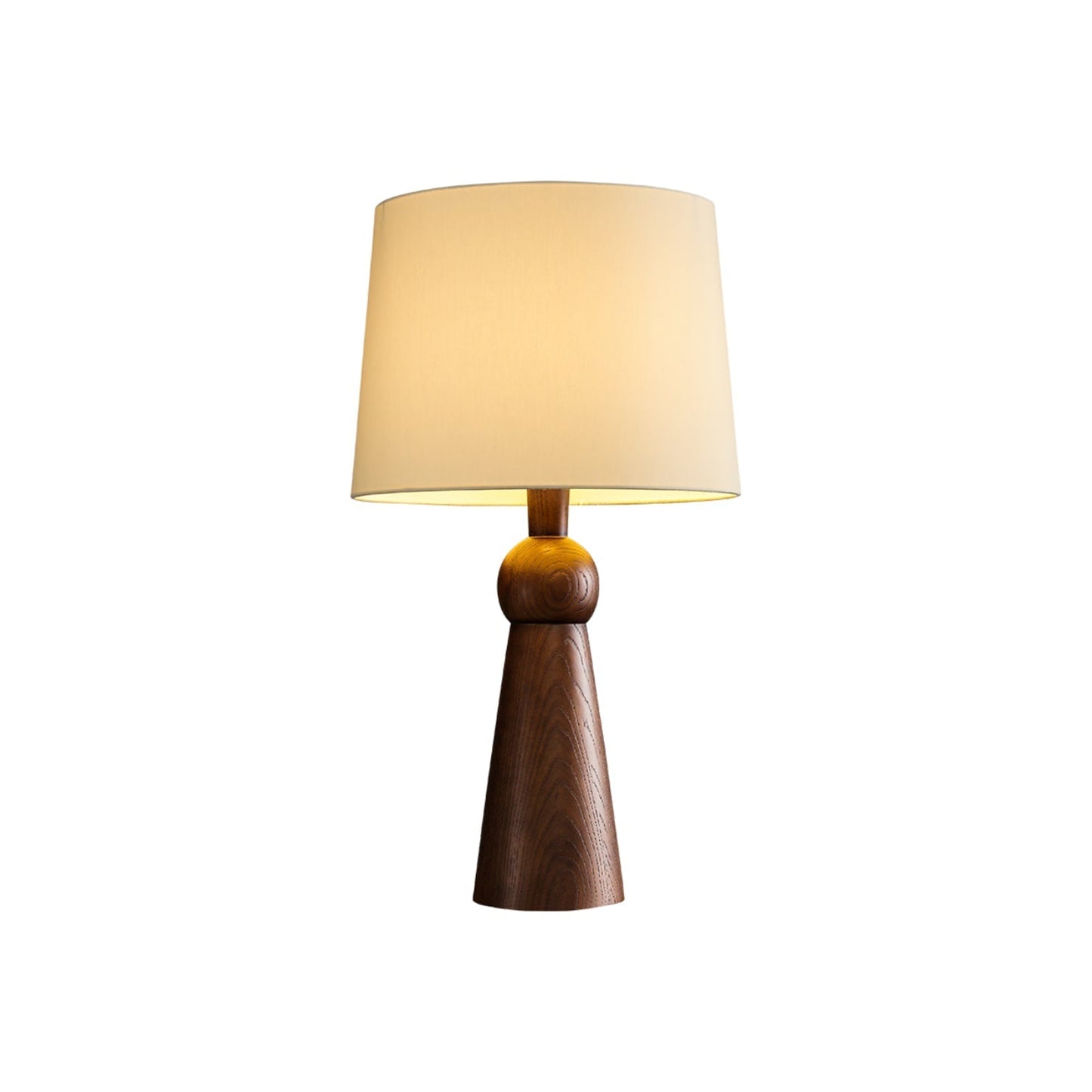 Bella Table Lamp ? 14.9″ x H 26.8″ / Walnut Color / US Plug Table lamp