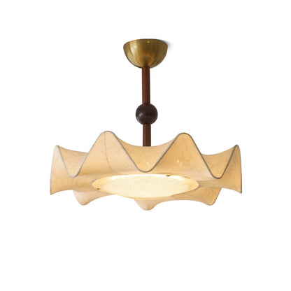Bellara Ceiling Light ? 19.7″ x H 17.7″ (With pattern) / Gold & Beige / Warm Light