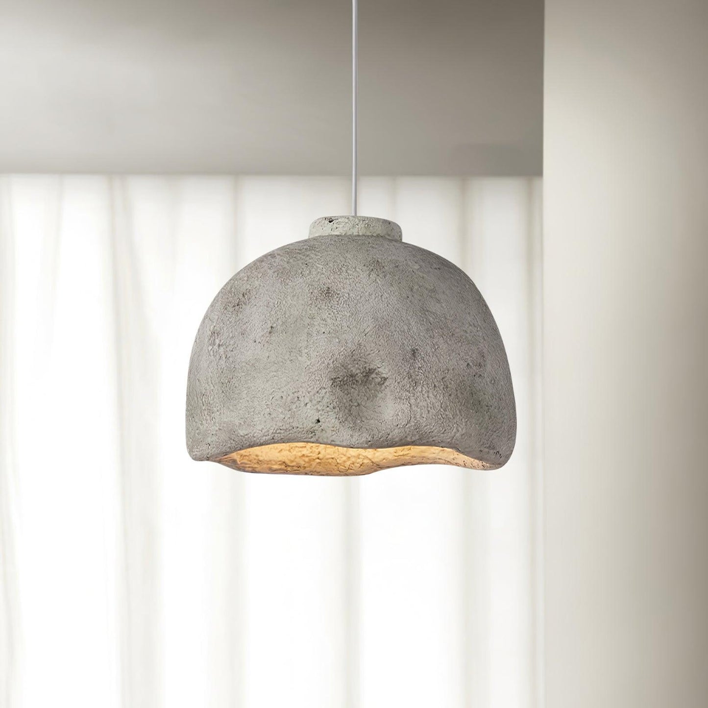 Bells Pendant Lamp Dia 13.8″ x H 10.2″ / Dia 35cm x H 26cm / Grey Pendant light