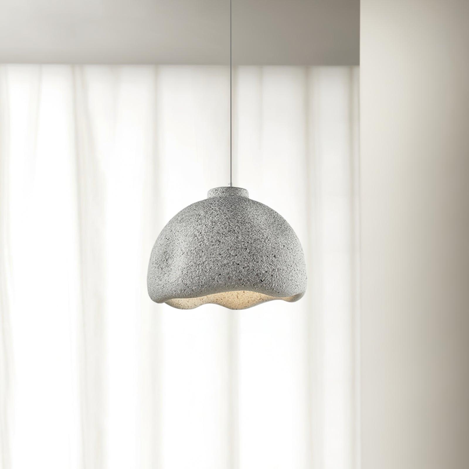Bells Speckled Pendant Lamp Dia 13.8″ x H 10.2″ / Dia 35cm x H 26cm / Light Grey Pendant light