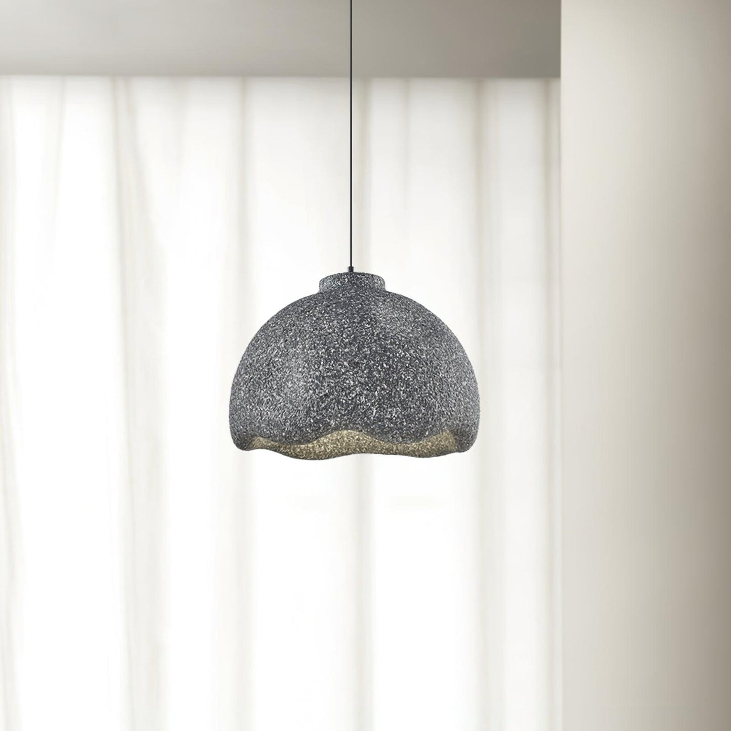 Bells Speckled Pendant Lamp Dia 13.8″ x H 10.2″ / Dia 35cm x H 26cm / Dark Grey Pendant light