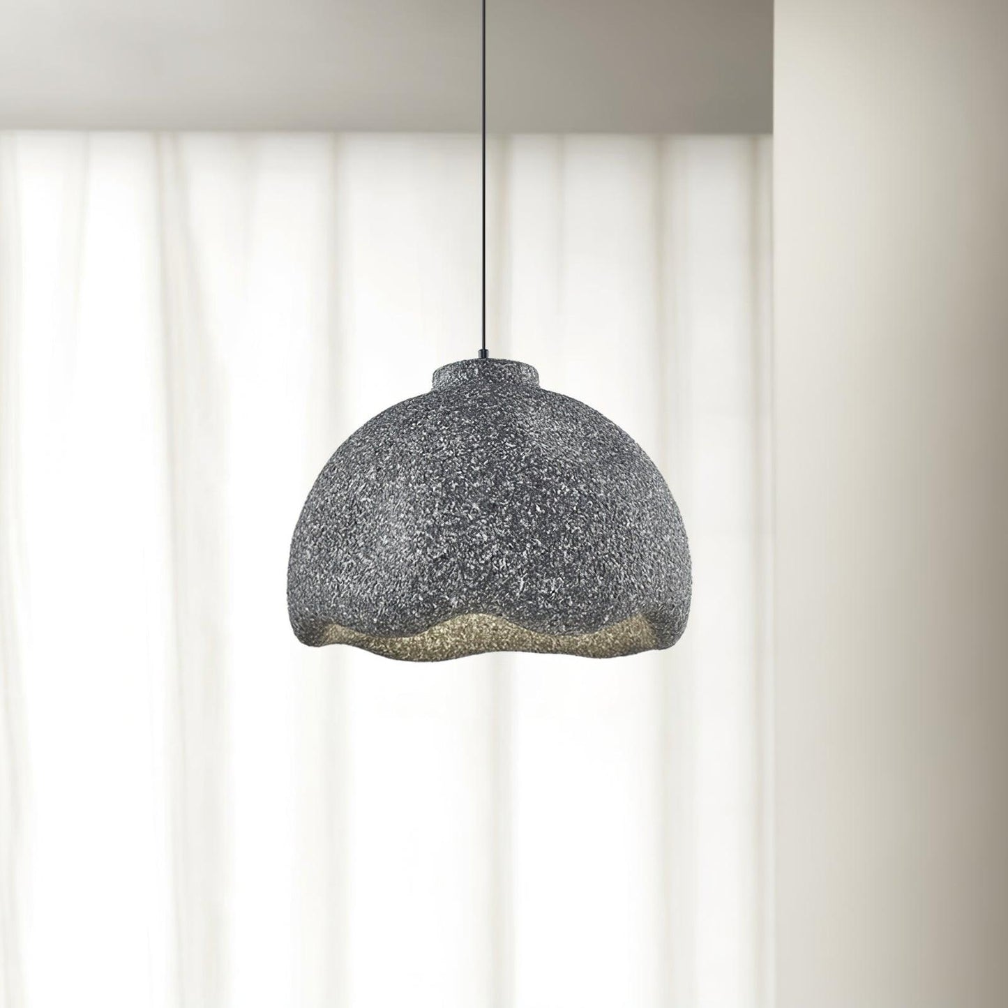 Bells Speckled Pendant Lamp Dia 17.7″ x H 13″ / Dia 45cm x H 33cm / Dark Grey Pendant light