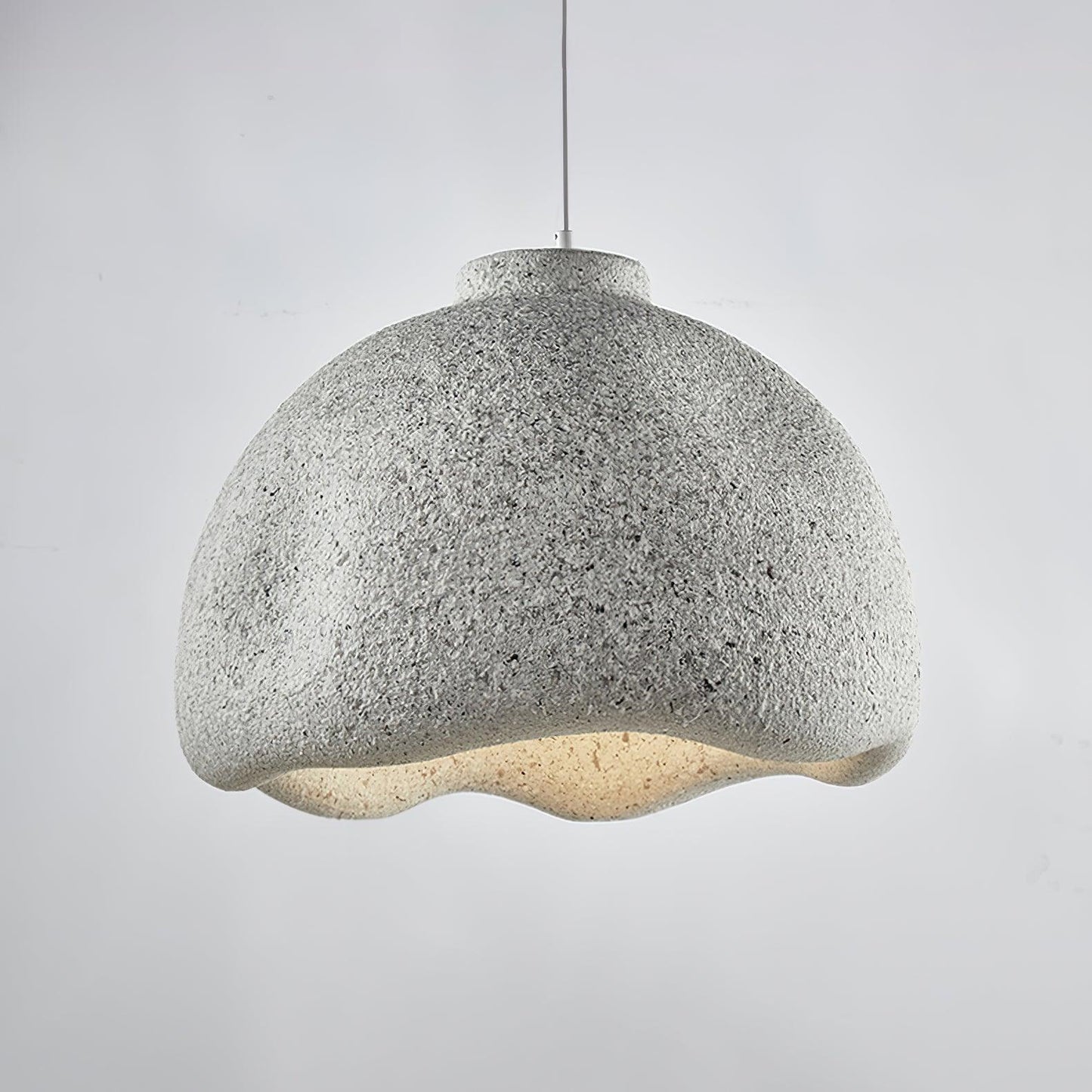 Bells Speckled Pendant Lamp Dia 23.6″ x H 17.3″ / Dia 60cm x H 44cm / Light Grey Pendant light