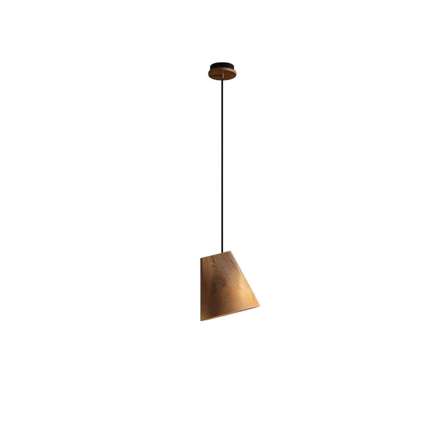 Bellwood Pendant Lamp Model A Dia 7.1″ x H 7.3″ / Wood Color / Warm Light Pendant light