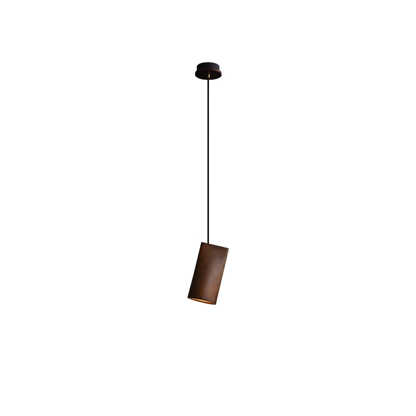 Bellwood Pendant Lamp Model C Dia 3.5″ x H 7.1″ / Walnut Color / Warm Light Pendant light