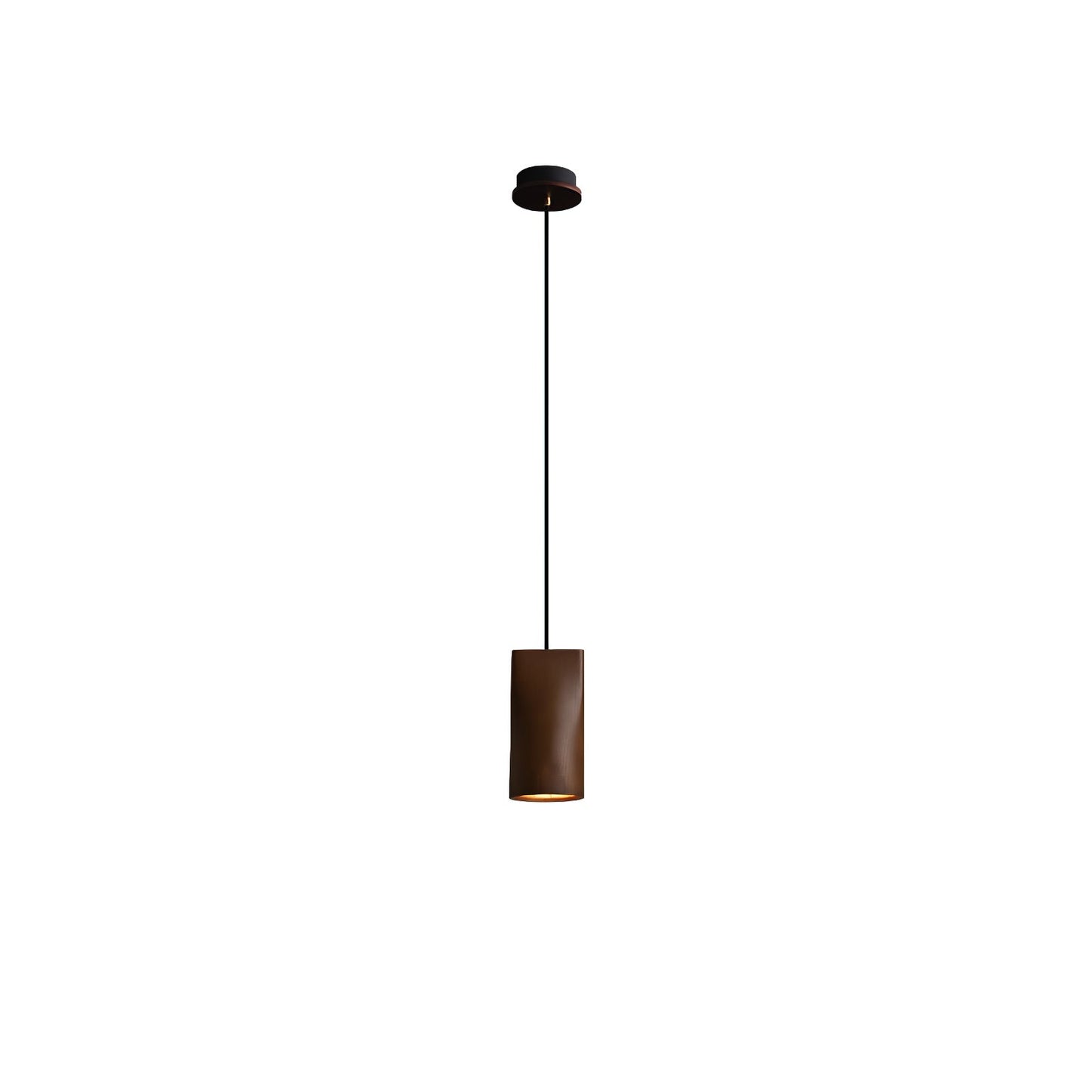 Bellwood Pendant Lamp Model D Dia 3.5″ x H 7.1″ / Walnut Color / Warm Light Pendant light