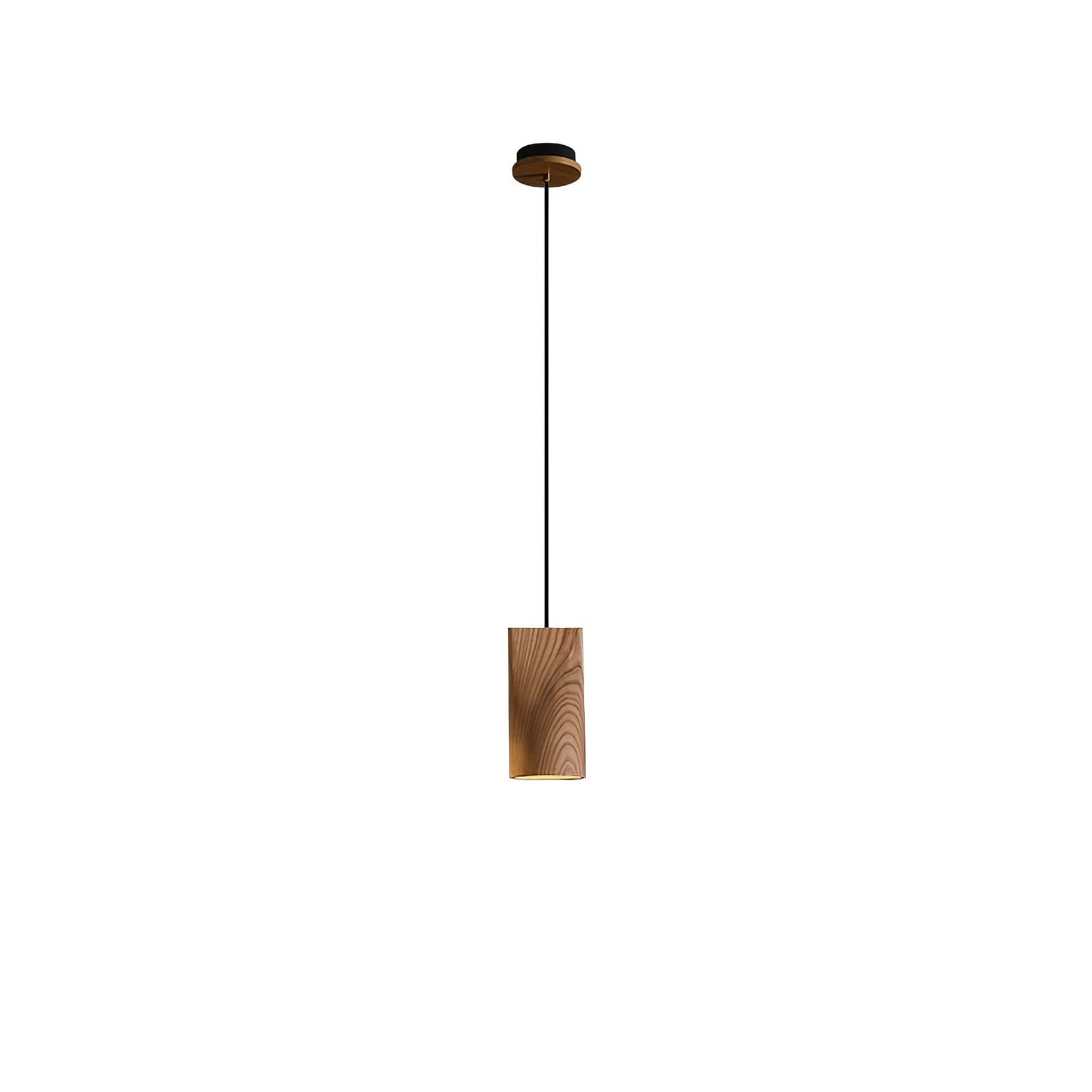 Bellwood Pendant Lamp Model D Dia 3.5″ x H 7.1″ / Wood Color / Warm Light Pendant light