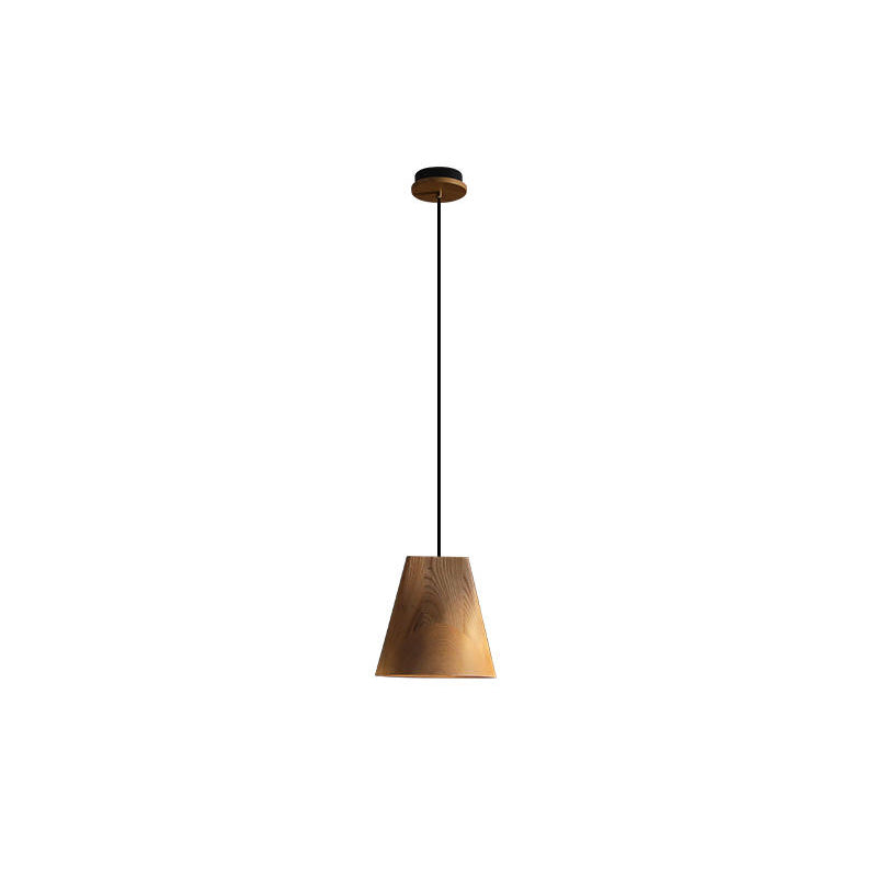 Bellwood Pendant Lamp Model B Dia 7.1″ x H 7.3″ / Wood Color / Warm Light Pendant light