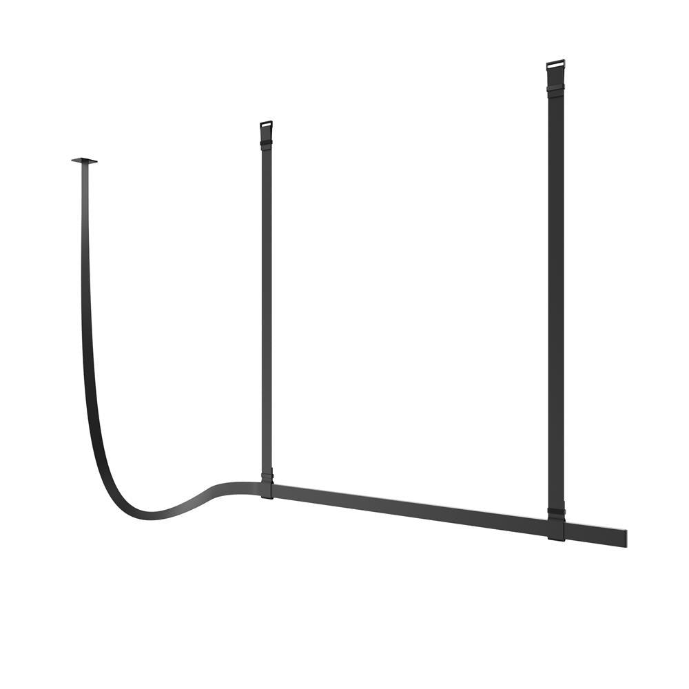 Belt Horizontal Pendant Lamp L 39.4″ x H 39.4″ / L 100cm x H 100cm / Black / Warm Light Pendant light