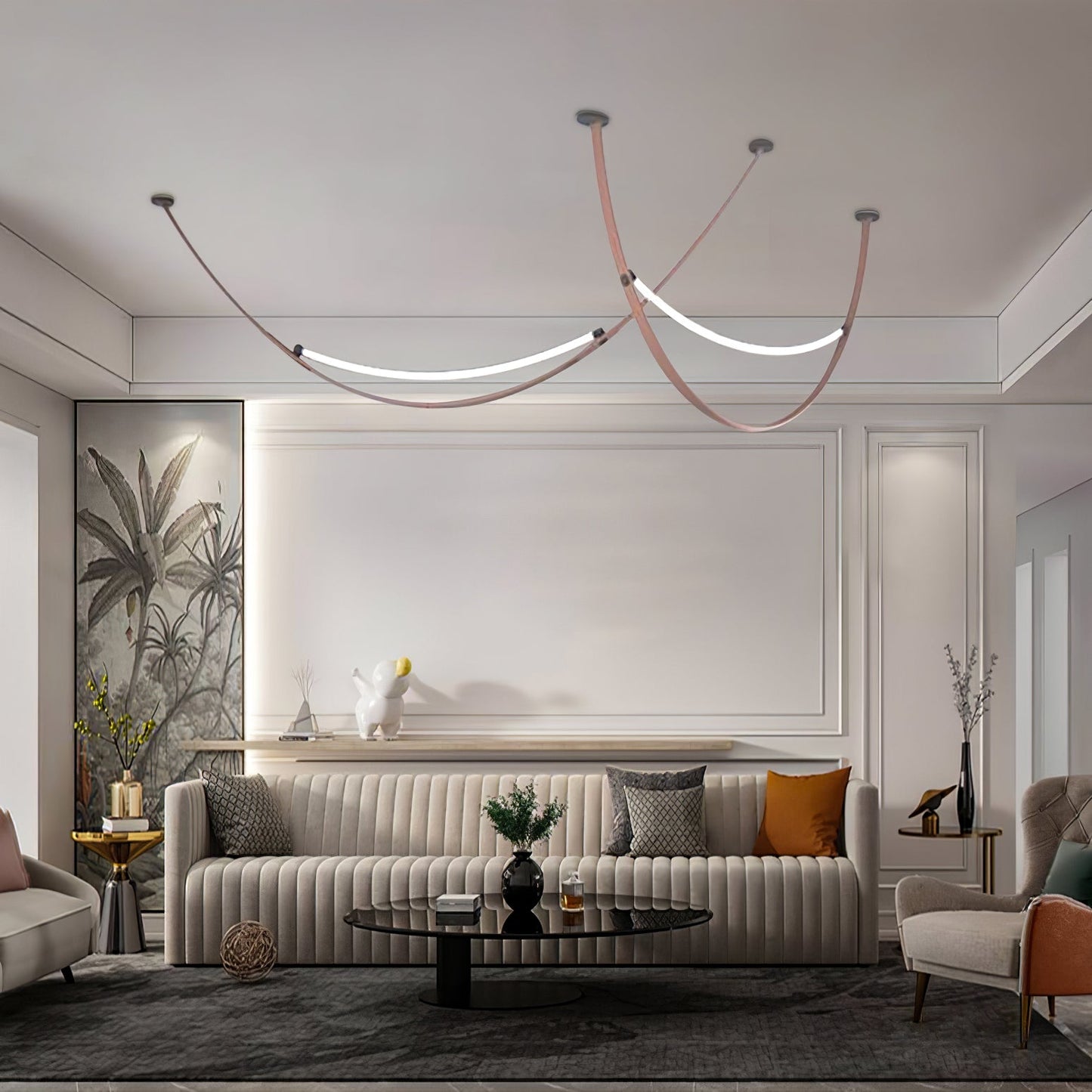 Belt Pendant Lamp Chandelier