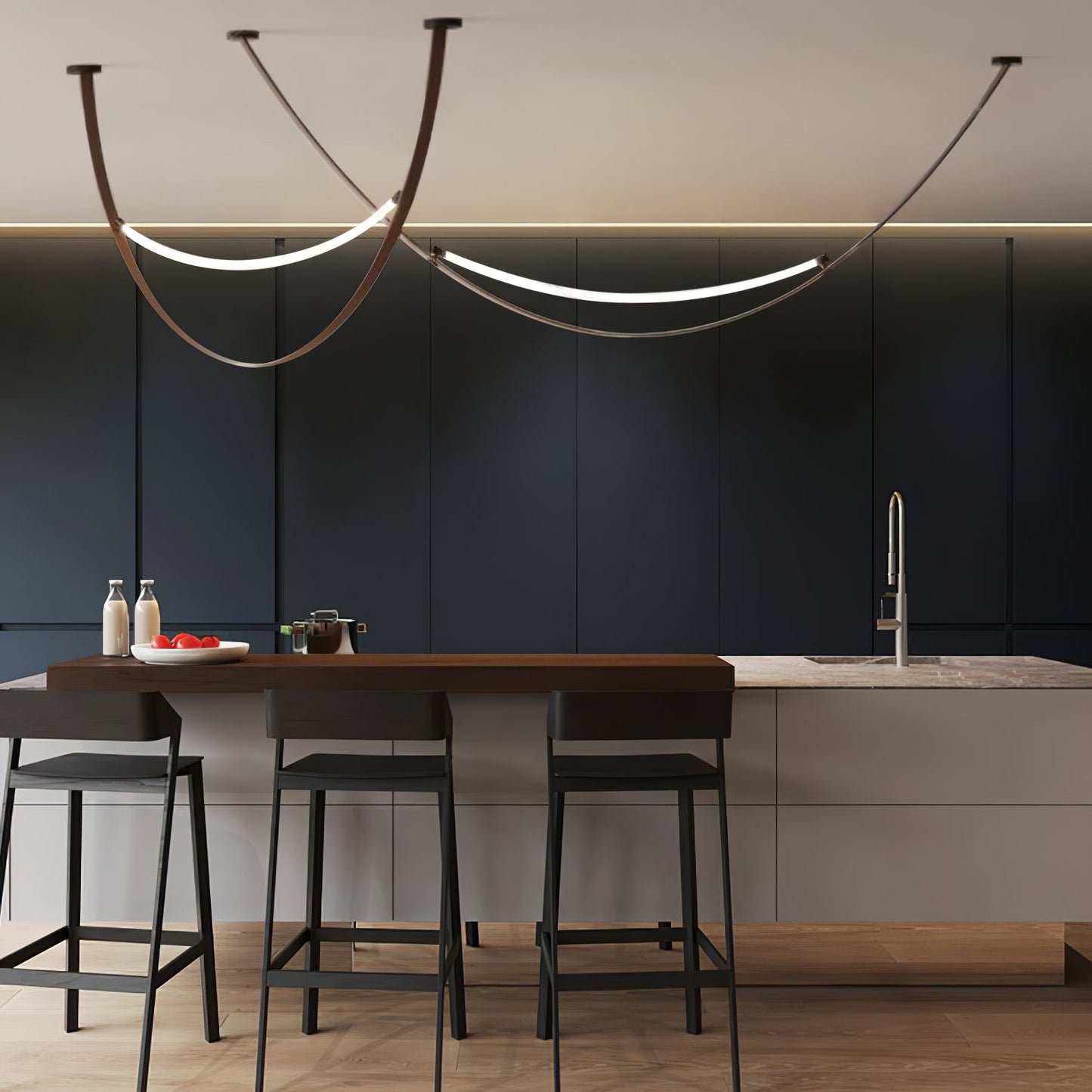 Belt Pendant Lamp Chandelier