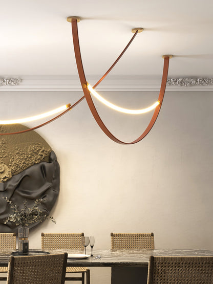 Belt Pendant Lamp Chandelier