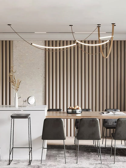 Belt Pendant Lamp Chandelier