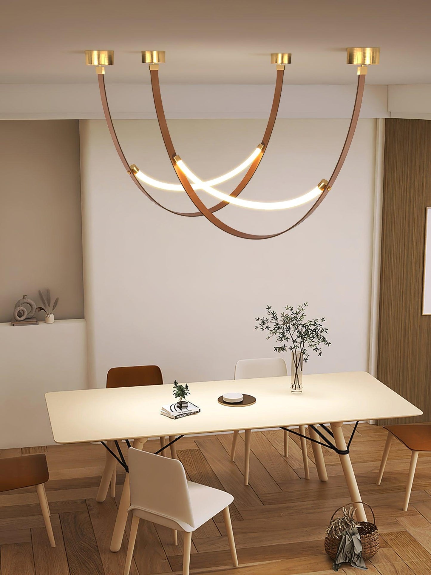 Belt Pendant Lamp Chandelier