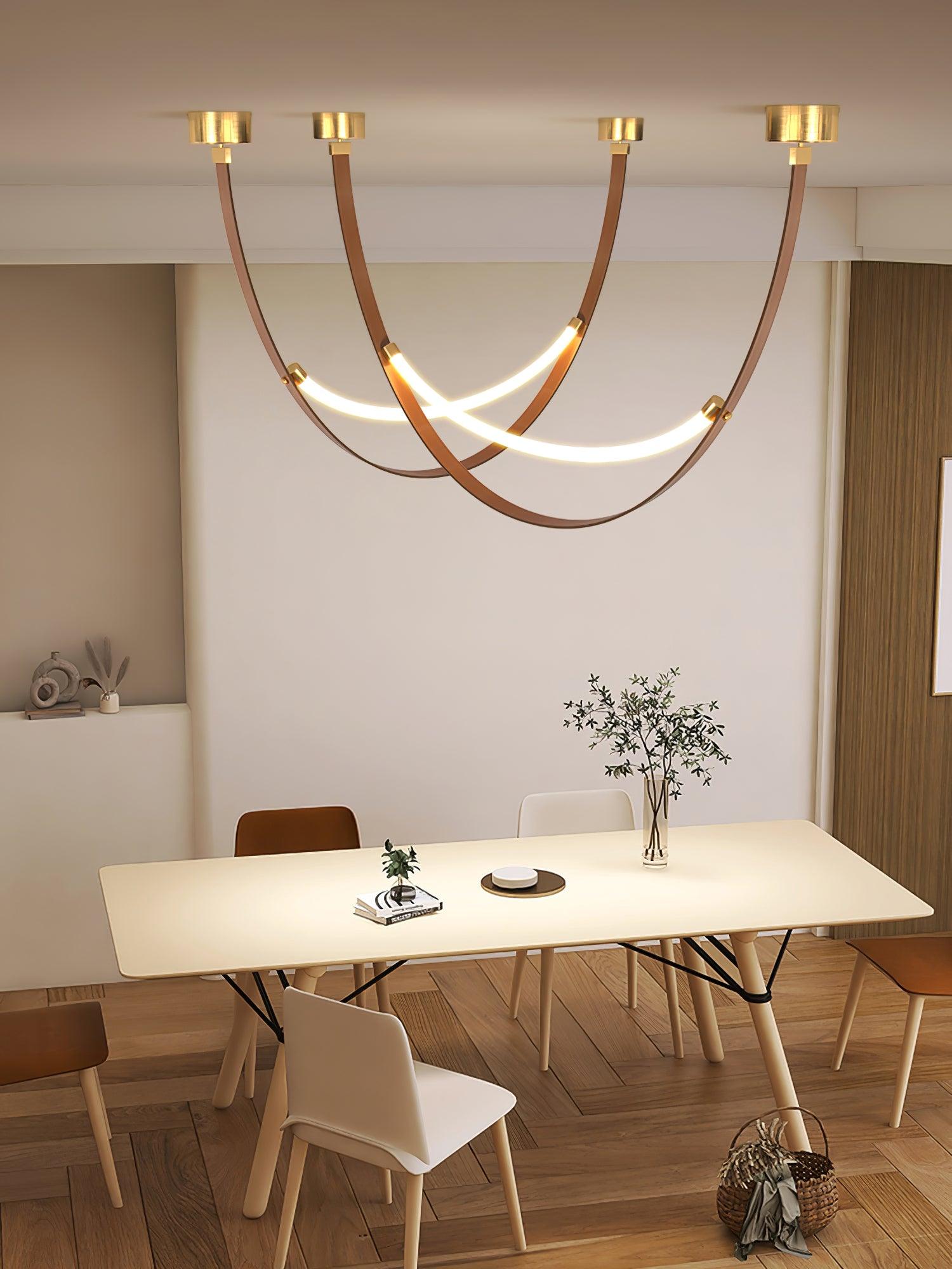 Belt Pendant Lamp Chandelier