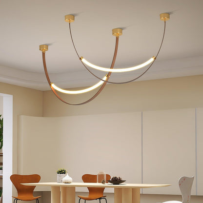 Belt Pendant Lamp Chandelier