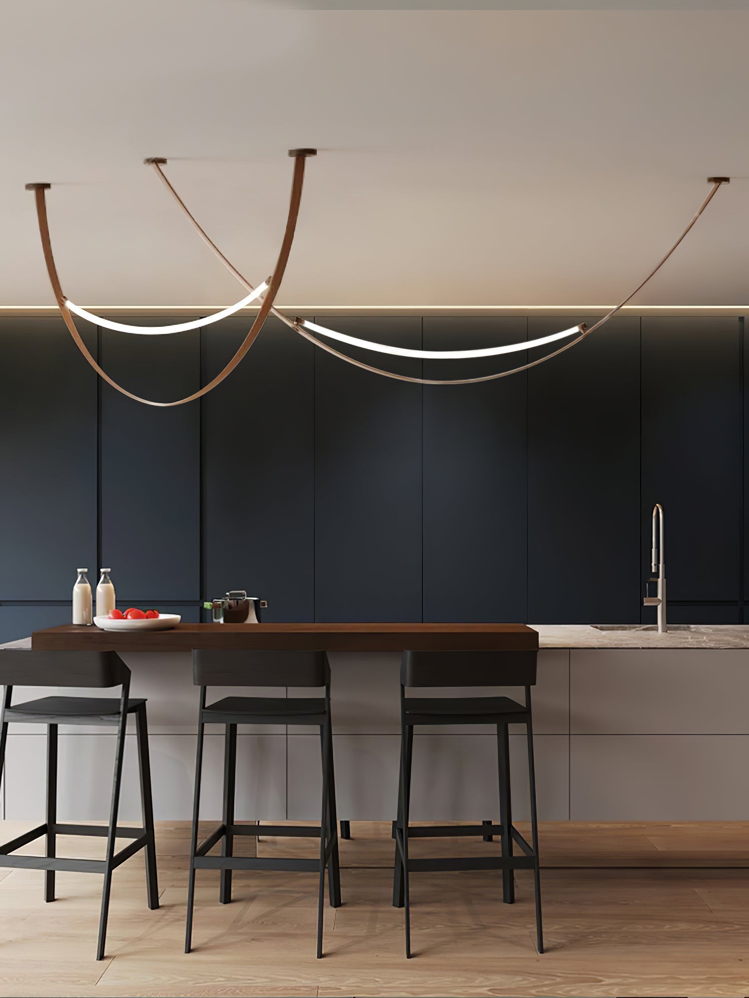 Belt Pendant Lamp Chandelier