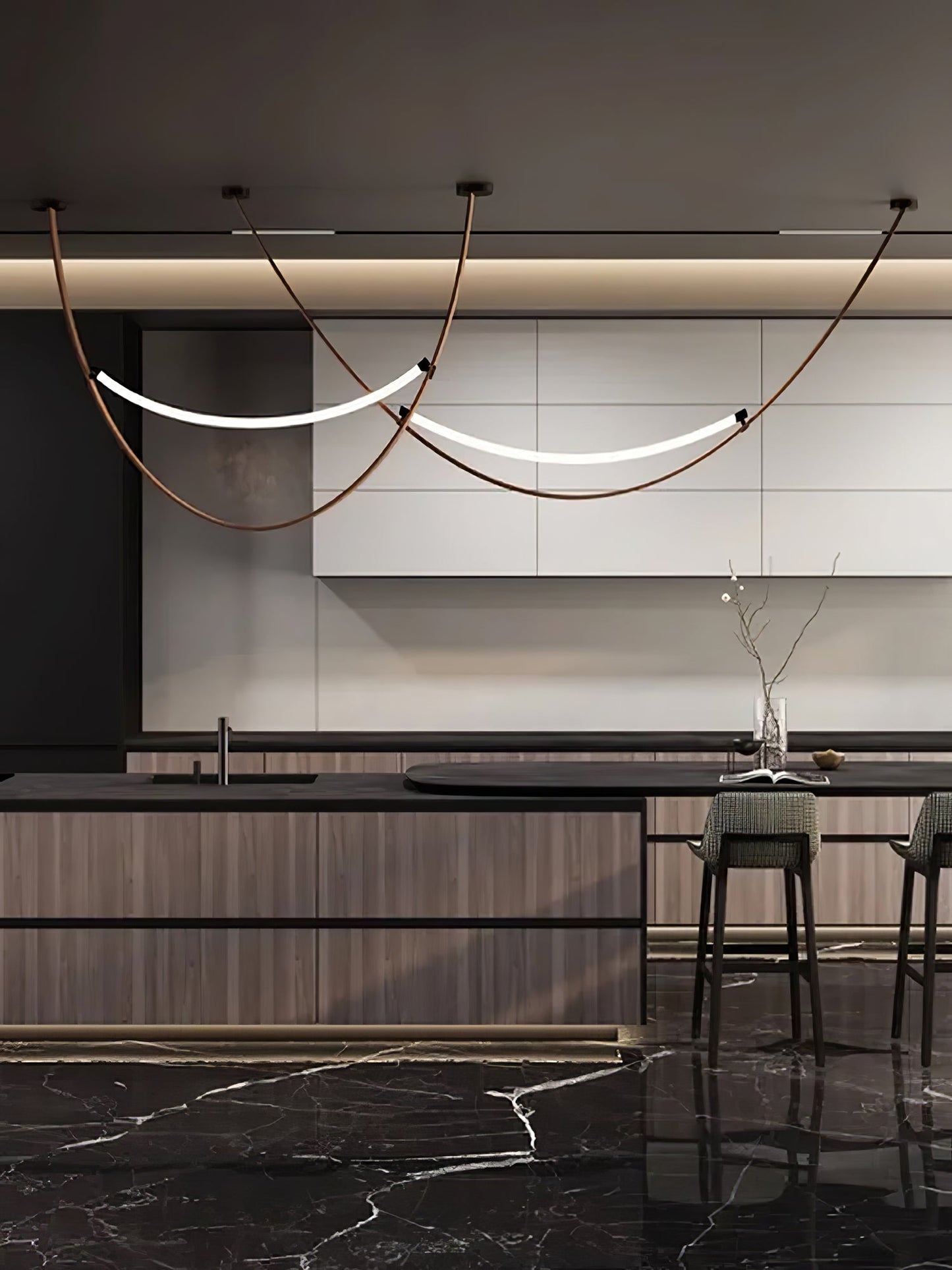 Belt Pendant Lamp Chandelier