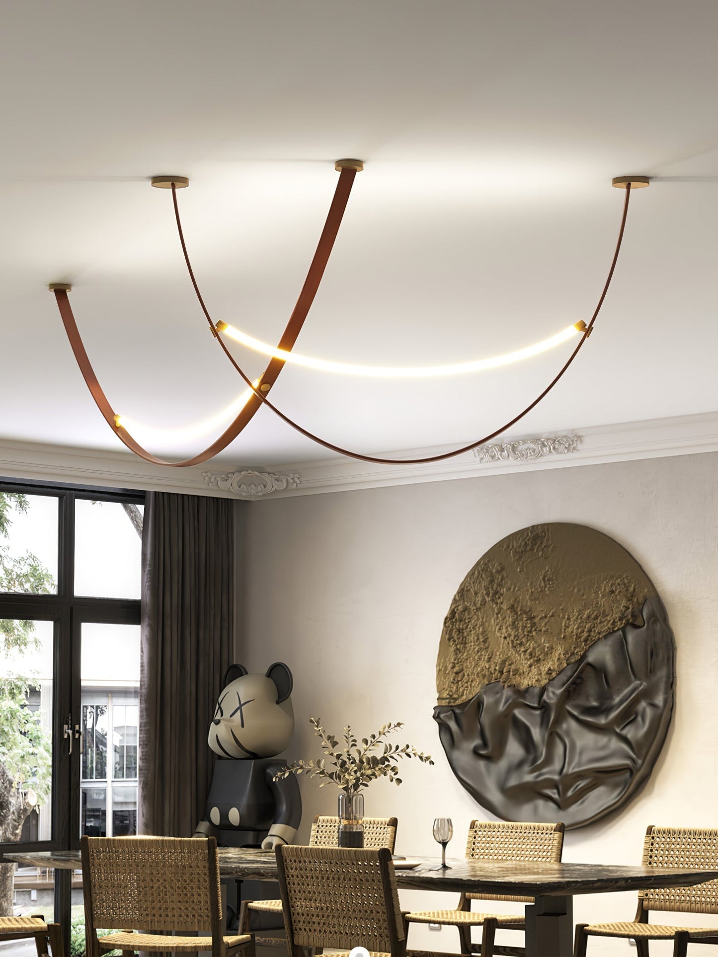 Belt Pendant Lamp Chandelier