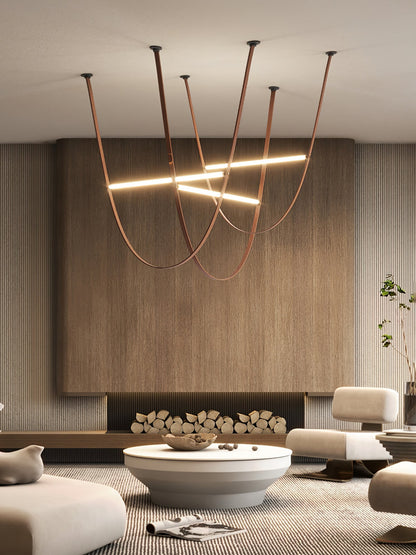 Belt Pendant Lamp Chandelier