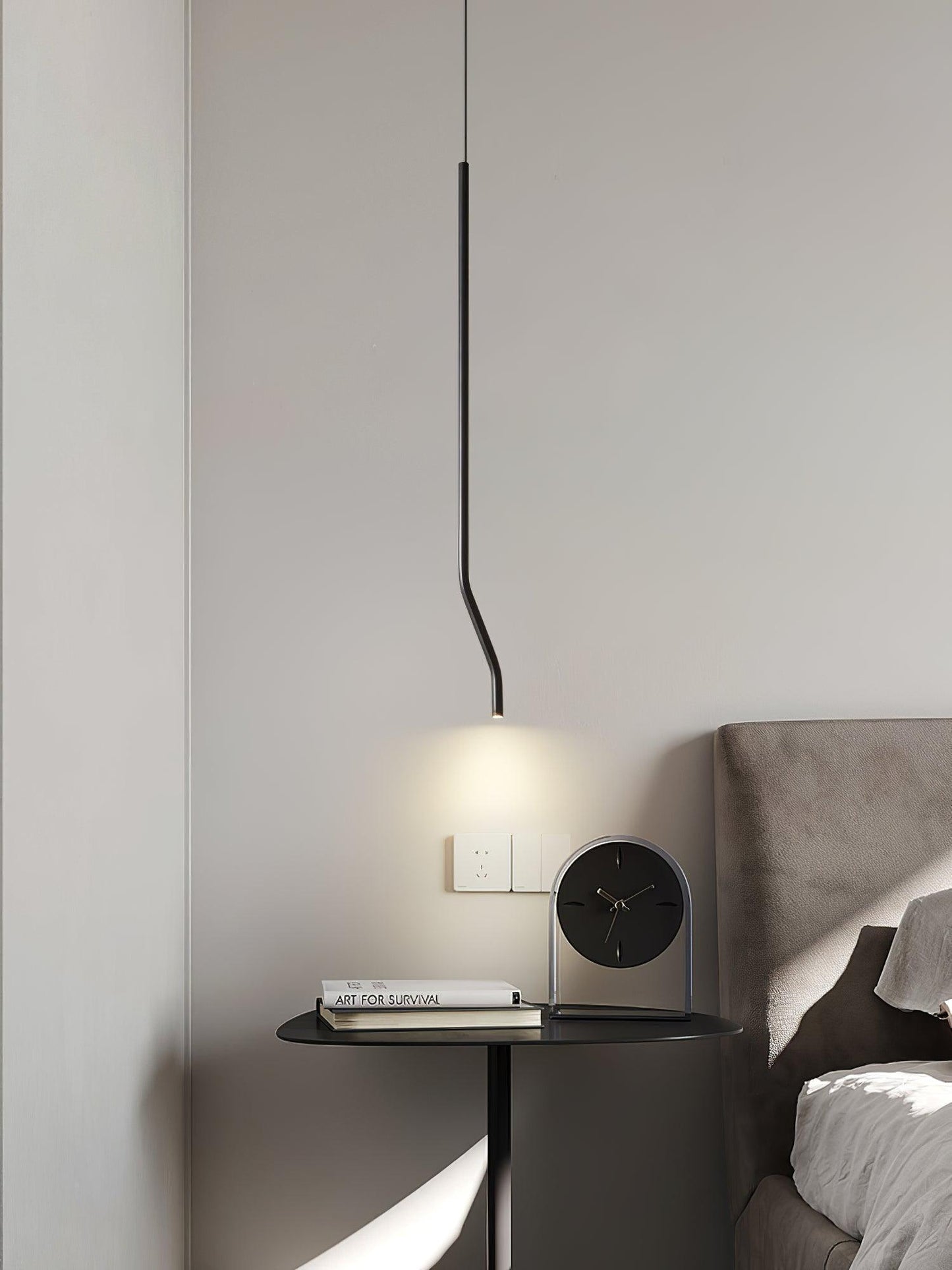 Bending Line Pendant Lamp Chandelier