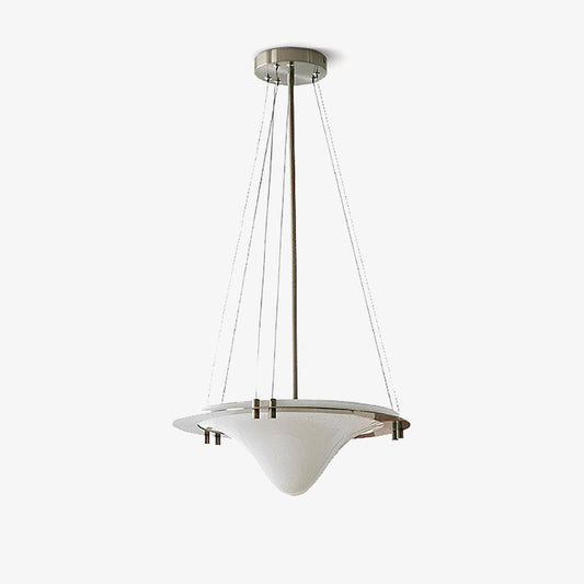 Bento Pendant Lamp ? 18.1″ x H 6.3″ / Dia 46cm x H 16cm / Chrome Pendant light
