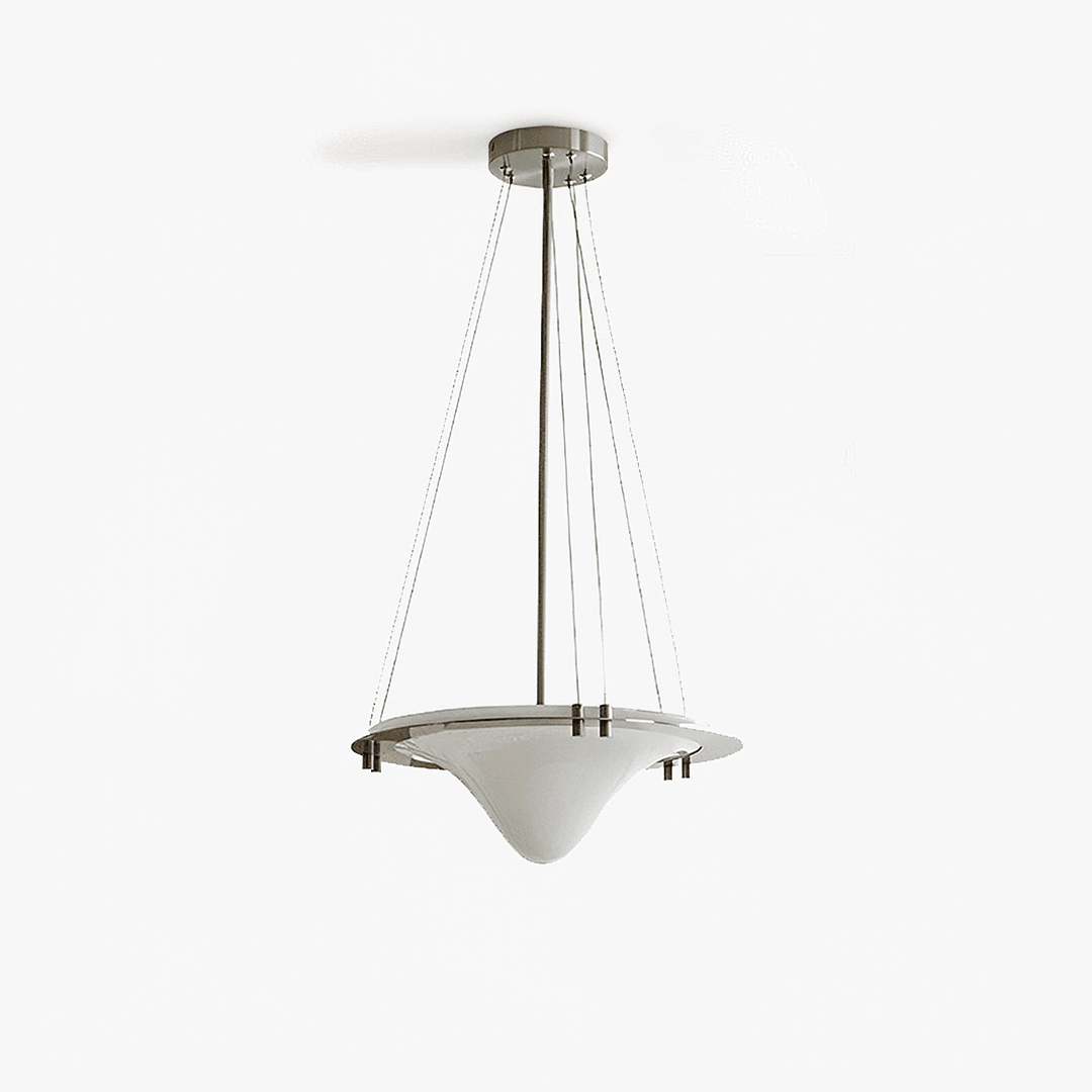 Bento Pendant Lamp ? 18.1″ x H 6.3″ / Dia 46cm x H 16cm / Chrome Pendant light
