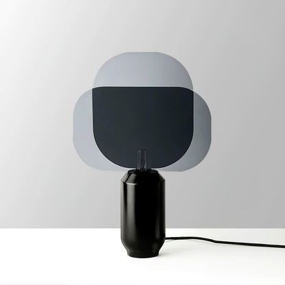Bery Table Lamp Dia 13.7″ x H 20.4″ / Dia 35cm x H 52cm / Black+ Smoke gray / US plug Table lamp