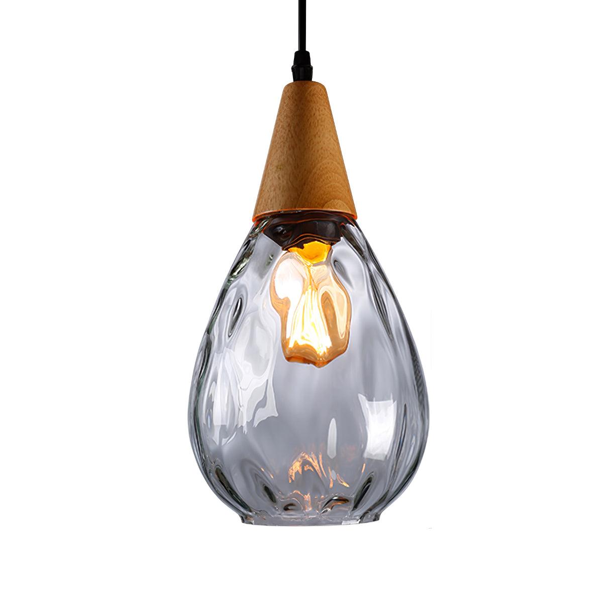 Besnier Glass Pendant Light Dia 6.3″ x H 8.3″ / Dia 16cm x H 21cm / Transparent Pendant light