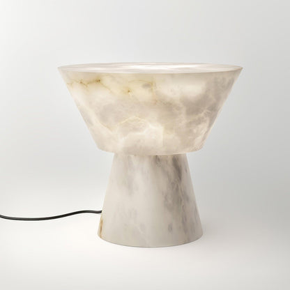 Beta Marble Table Lamp Dia 11″ x H 11″ / Dia 28cm x H 28cm / White / US Plug Table lamp