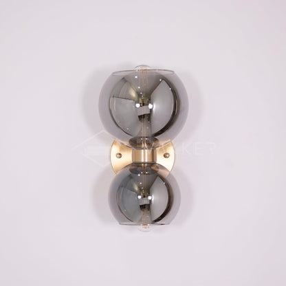 Round Pearl Sconce Dia 5.9″ x H 9.8″ / Dia 15cm x H 25cm / Brass / Chrome Wall lamp