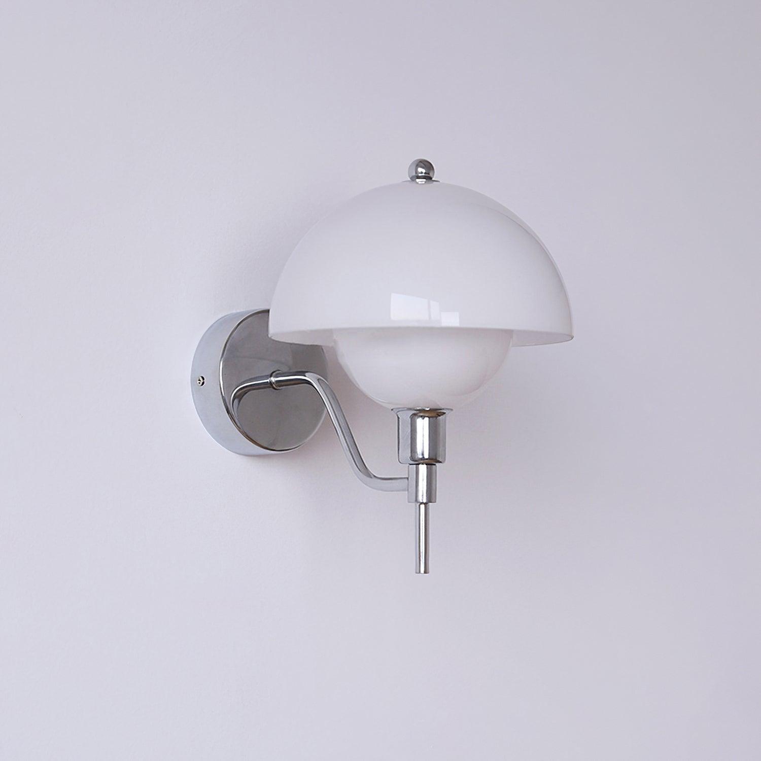 Bidle Wall Light Dia 7.9″ x H 10.2″ / Dia 20cm x H 26cm / Chrome Wall lamp