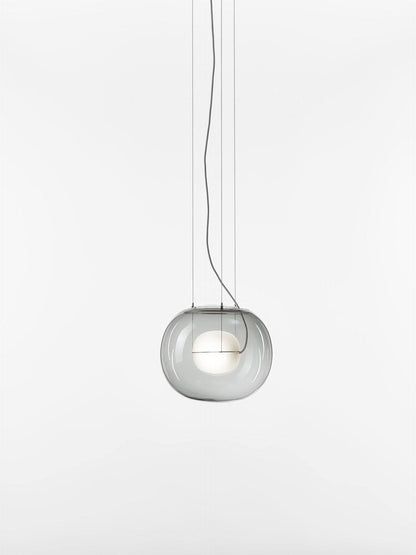 Pearl Pendant Light ? 11.8″ x H 10.2″ / Dia 30cm x H 26cm / Grey + White Pendant light