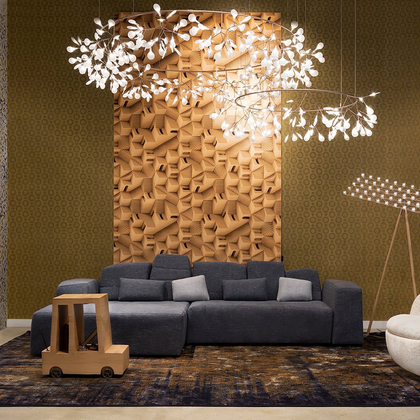 Big O Firefly LED Chandelier Chandelier