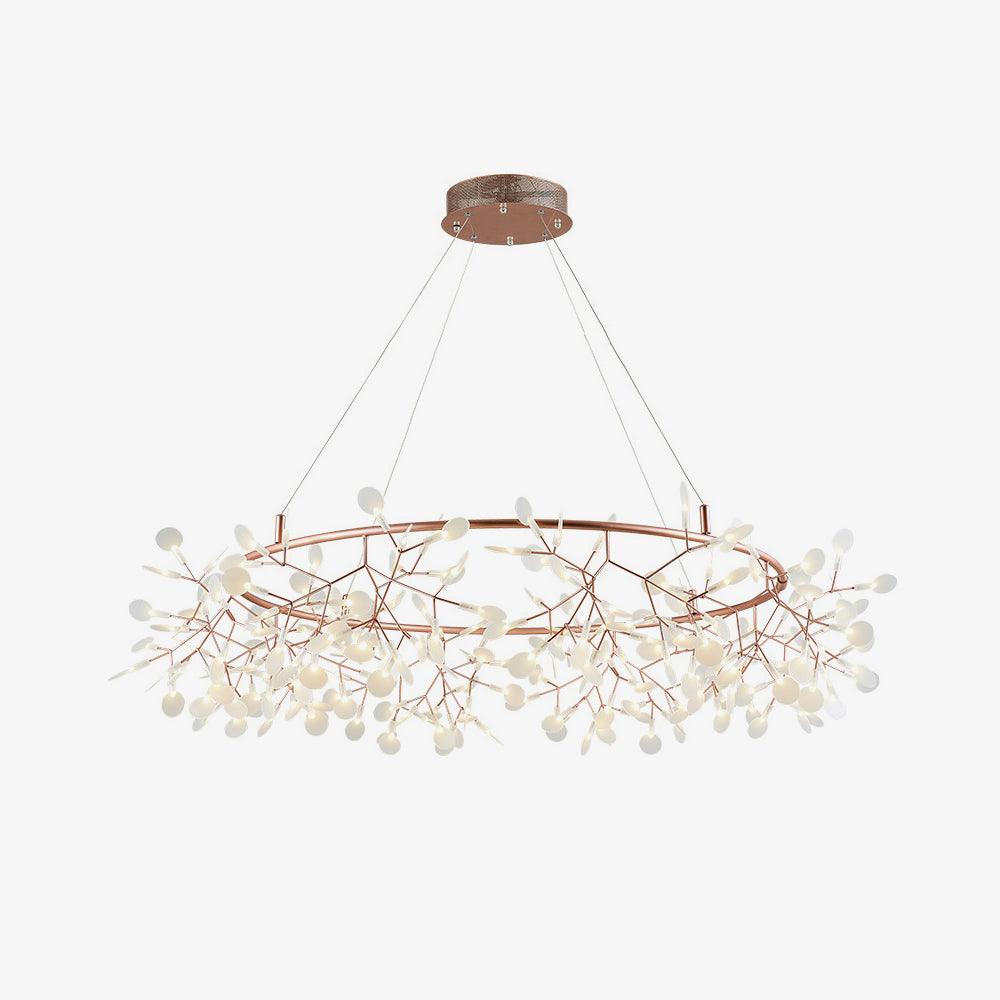 Big O Firefly LED Chandelier 216heads ? 59″ x H 11.8″ / Dia 150cm x H 35cm / Warm Light / Wall switch Chandelier